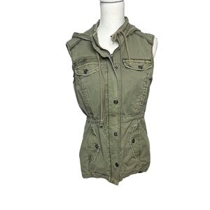 Anthropologie Marrakech Utility Vest with Hood